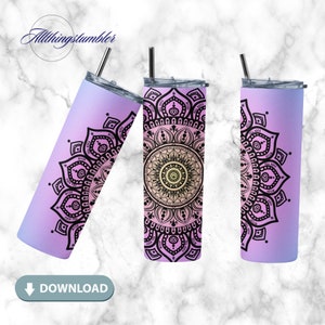 Cuss words mandala, Sarcastic Tumbler, 20oz Skinny Tumbler Sublimation Designs Tumbler PNG File Digital Download, Sarcastic Quotes,Funny PNG