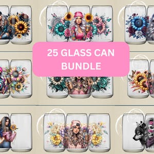 16oz Glass Can Tumbler Sublimation Design Bundle, Glass Can Wrap png, Libbey Can Template, 16oz Libbey Wrap, Trending Design, Sarcastic PNG
