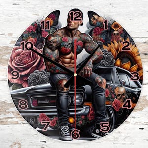 Digital Clock PNG, Sublimation Design, Printable Wall Clock, Sublimation Clock png , Clock Template , Clock Design Sublimation PNG, Tattoo
