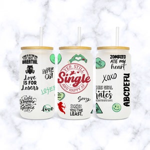Libbey PNG, Sarcastic Libbey PNG, 16oz Libbey Glass Can Design, Funny  sublimation designs, Libbey Cup PNG, Valentine&#39;s Day 16oz