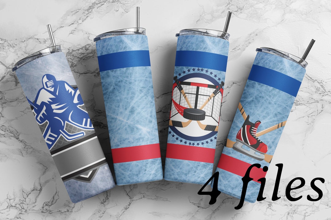 Hockey Tumbler Wrap Bundle 20oz Skinny Tumbler Wrap for Sublimation