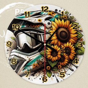Digital Clock PNG, Sublimation Design, Printable Wall Clock, Sublimation Clock png , Clock Template , Clock Design Sublimation PNG, Biking