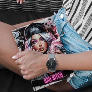 Bad Bitch Journal Cover PNG Design Sublimation - Printable Planner Cover Notebook Cover - Digital Instant Download- 8.5x11 Inch