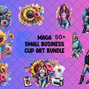 Small Business babe Clip Art, Girl With Tattoos Art, Commercial Use Clip art, Create Your Own Designs, Sublimation, Personalize Your Designs