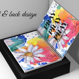 Pray Over It Religious DIY Gift Idea Notebook Journal Cover Sublimation Personalization Digital Download PNG, 11x8.5 PNG, Free Pen png