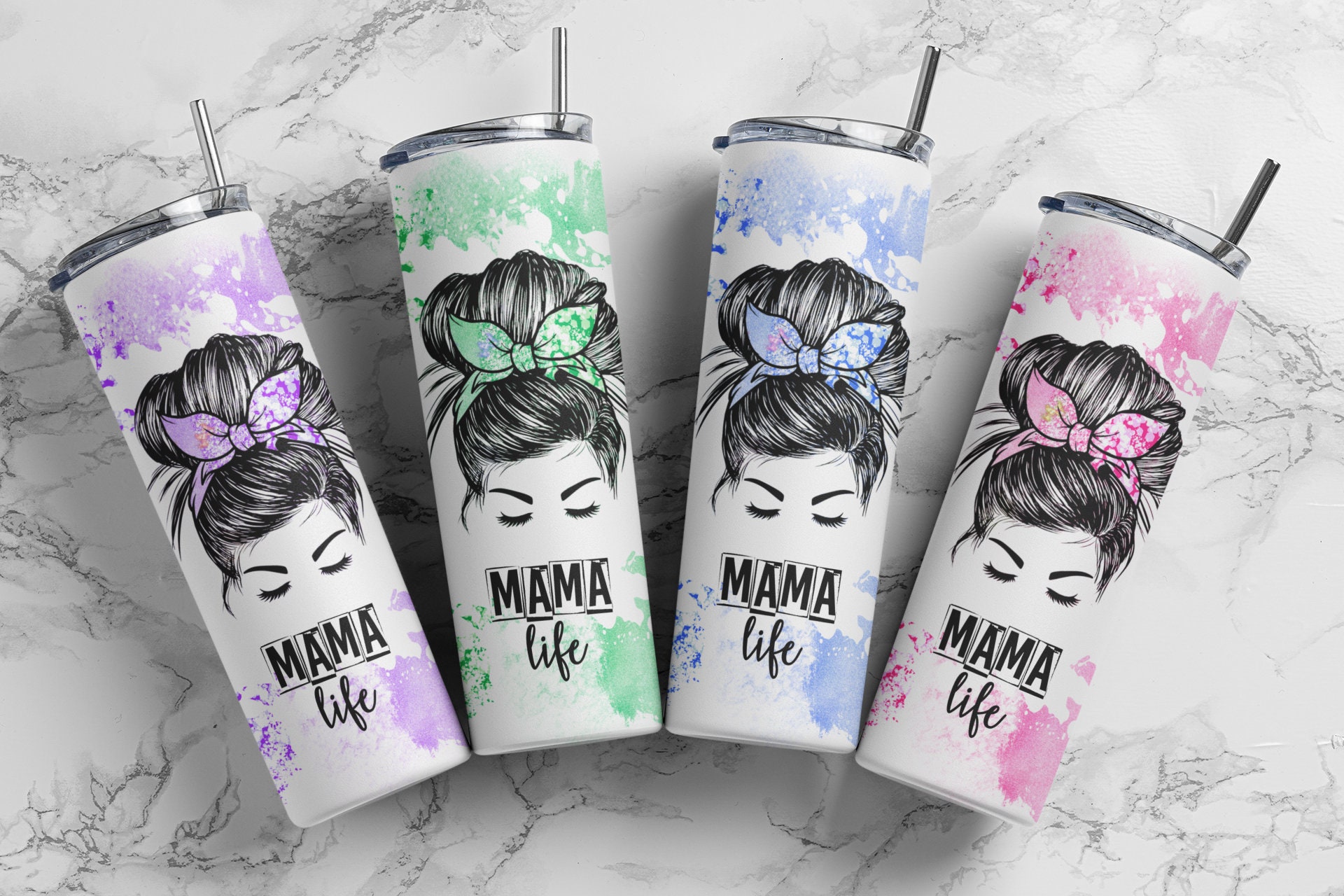 Hair Life Messy Bun Hair Stylist Sublimation Tumbler Wrap - Or Clear W –  Made By Momma Waterslides