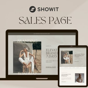 Sereen | Showit-verkooppagina | Showit-coachsjabloon | Sjabloon verkooppagina | Showit-websitesjabloon | Verkooppagina