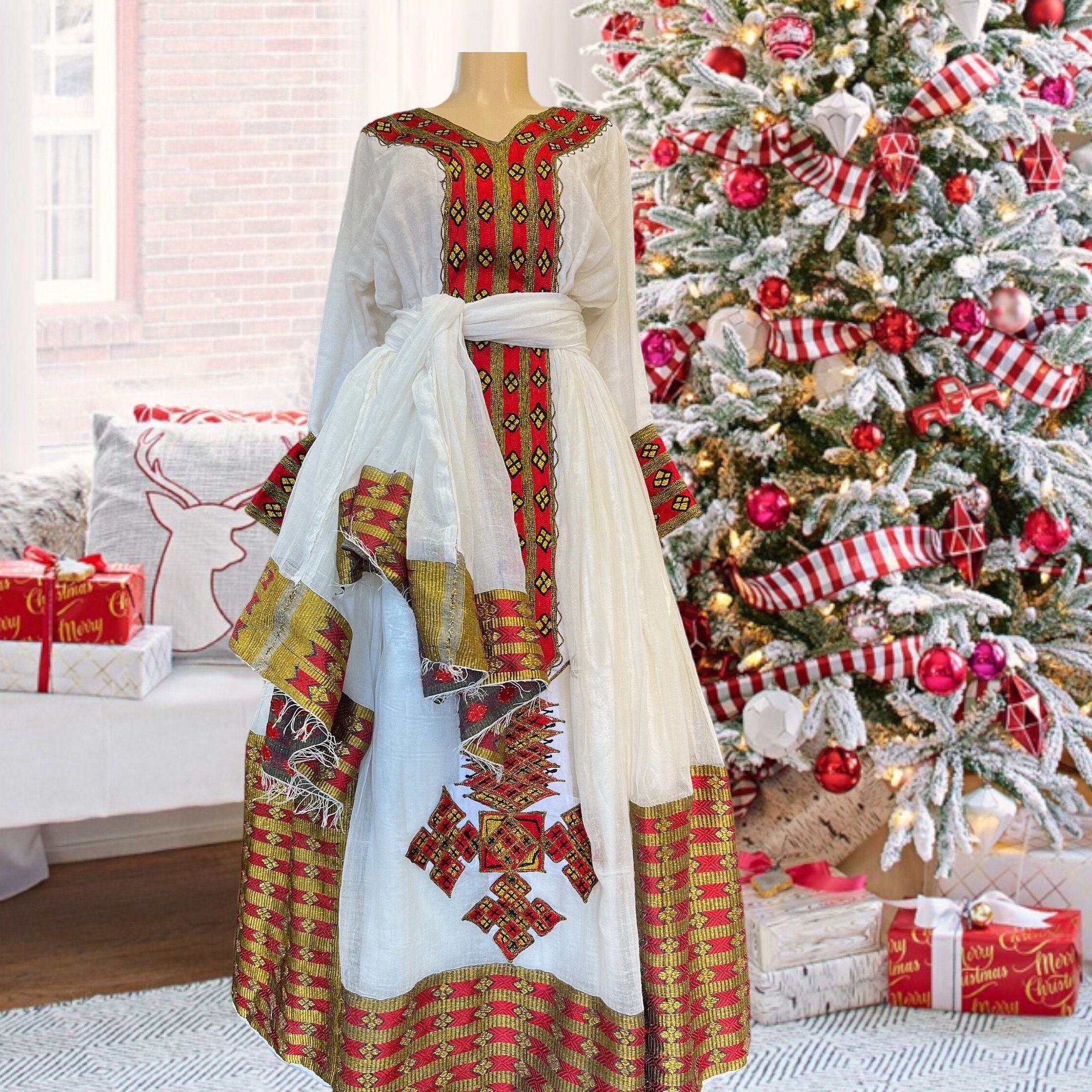 Ethiopian & Eritrean Traditional dress |Hahilwe Kemis |   |Ethiopian Traditional Dress|Habesha Kemis|Zuria|