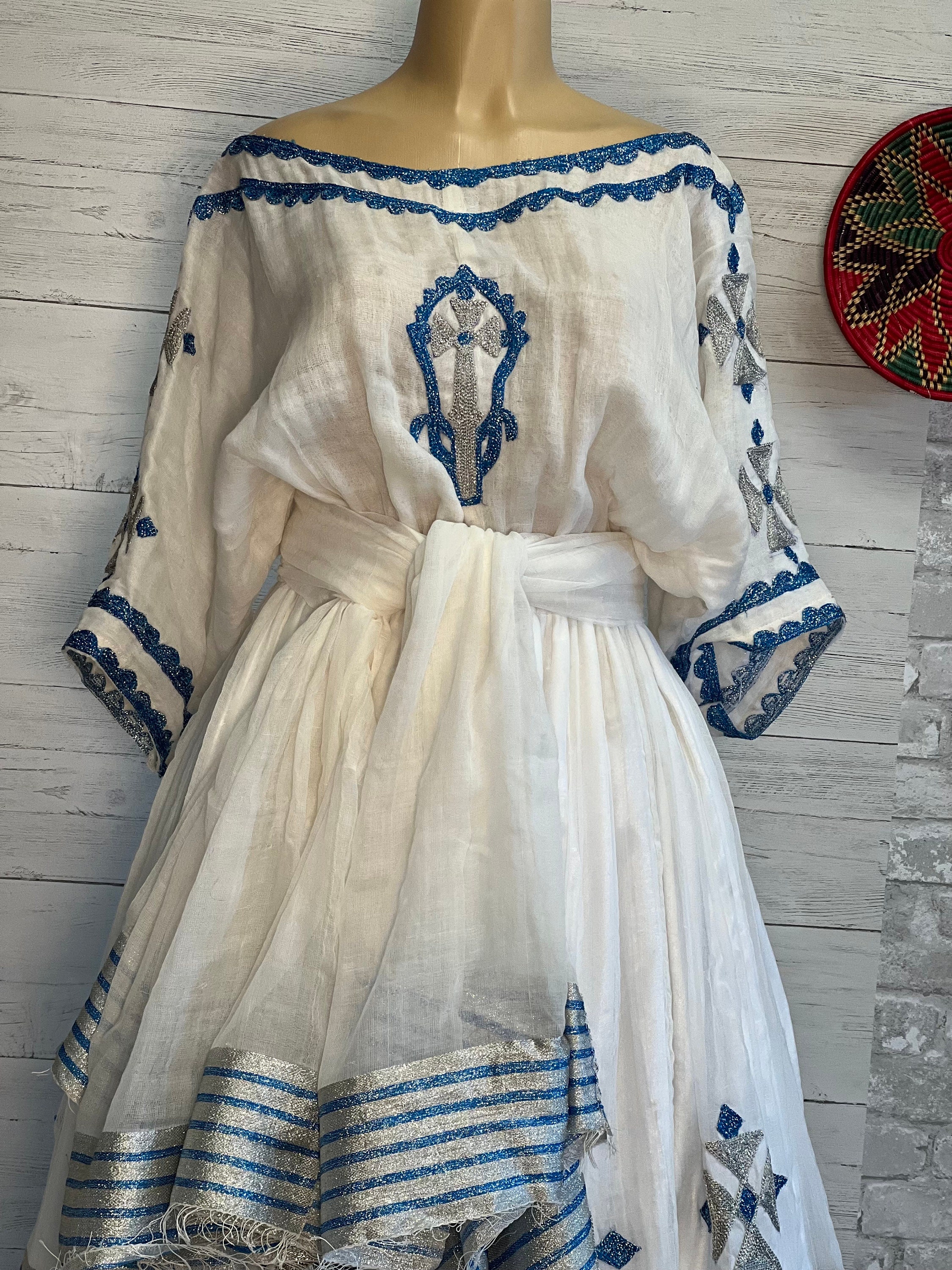 Habeshan Dress ethiopian Traditional Dresseritrean - Etsy