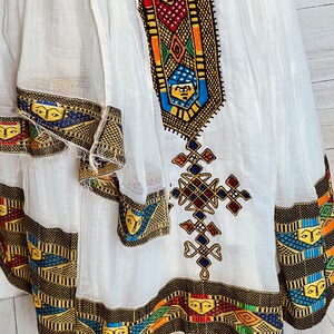 Ngista saba ንግስተ ሳባEthiopian & Eritrean dress Hahilwe Kemis የሐበሻ የሐገር ባህል ልብስEthiopian new year dress Habesha KemisZuria image 3