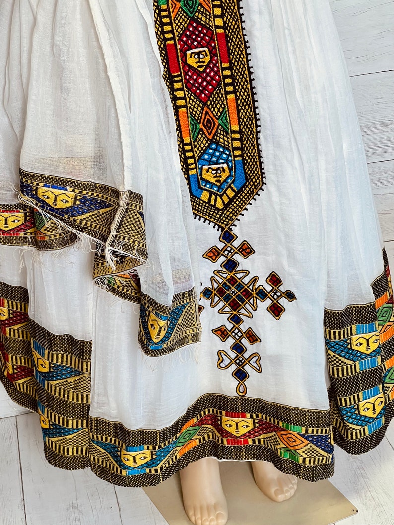 Ngista saba ንግስተ ሳባEthiopian & Eritrean dress Hahilwe Kemis የሐበሻ የሐገር ባህል ልብስEthiopian new year dress Habesha KemisZuria image 3