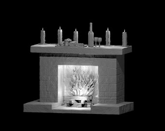 Fireplace Mimic | DND | Pathfinder | TTRPG