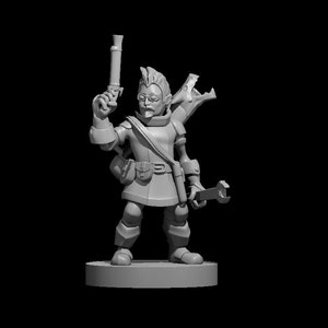 Gnome Male Artillerist Artificer | DND | Pathfinder | TTRPG