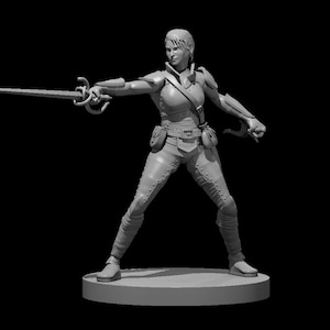 Human Female Swashbuckler | DND | Pathfinder | TTRPG