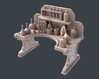 Alchemy Workbench (vials v1) | DND | Pathfinder | TTRPG
