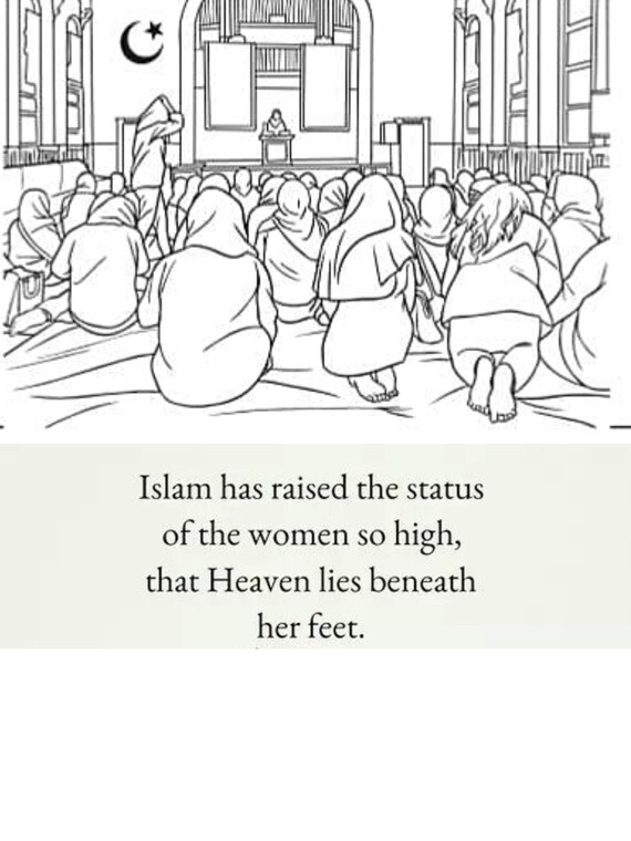 Printable Islamic Coloring Pages for Children - Etsy