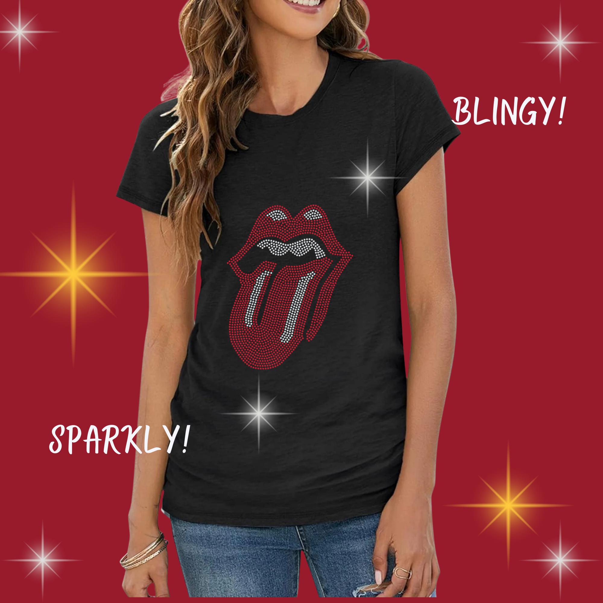Rhinestone Band Tee