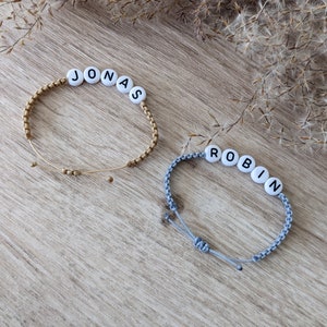 Mitwachsendes Makramee Namensarmband /Babyarmband/ Neugeborenenarmband / handgeknüpft / Geburtsgeschenk / personalisierbar bild 10