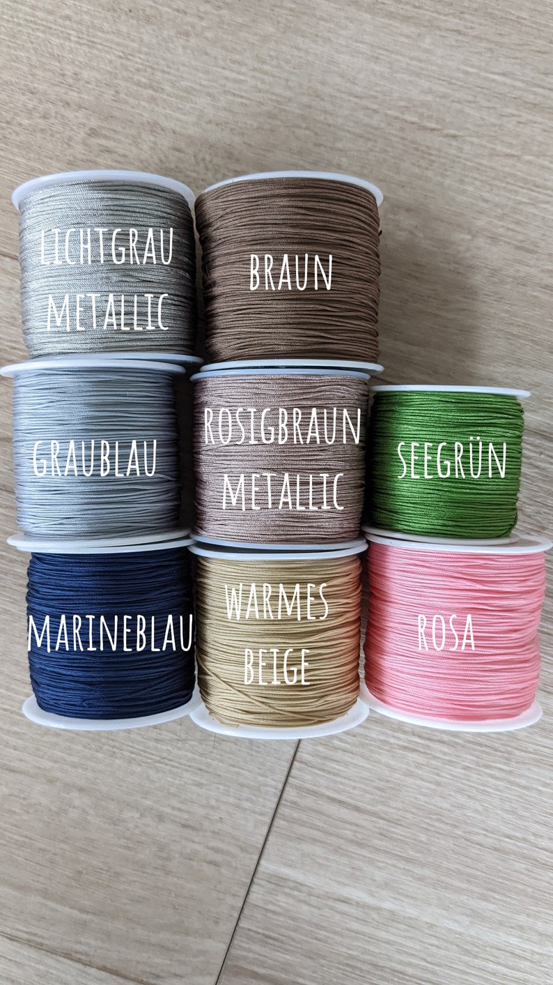 Mitwachsendes Makramee Namensarmband /Babyarmband/ Neugeborenenarmband / handgeknüpft / Geburtsgeschenk / personalisierbar bild 3