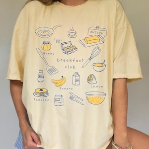 Butter Yellow Shirt, Breakfast Lover Club, Salted Butter, Banana Shirt, Tomato Girl Summer, La Dolce Vita, Limoncello, Old Money Aesthetic Bild 1