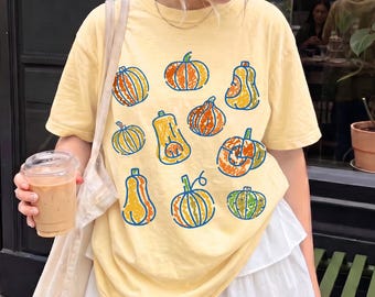 Pumpkin Graphic Shirt, Pumpkin Season Shirt, Cozy Fall Vibes Shirt, Pumpkin Hayrides Shirt, Hey There Pumpkin Shirt, Thanksgiving Dinner Tee