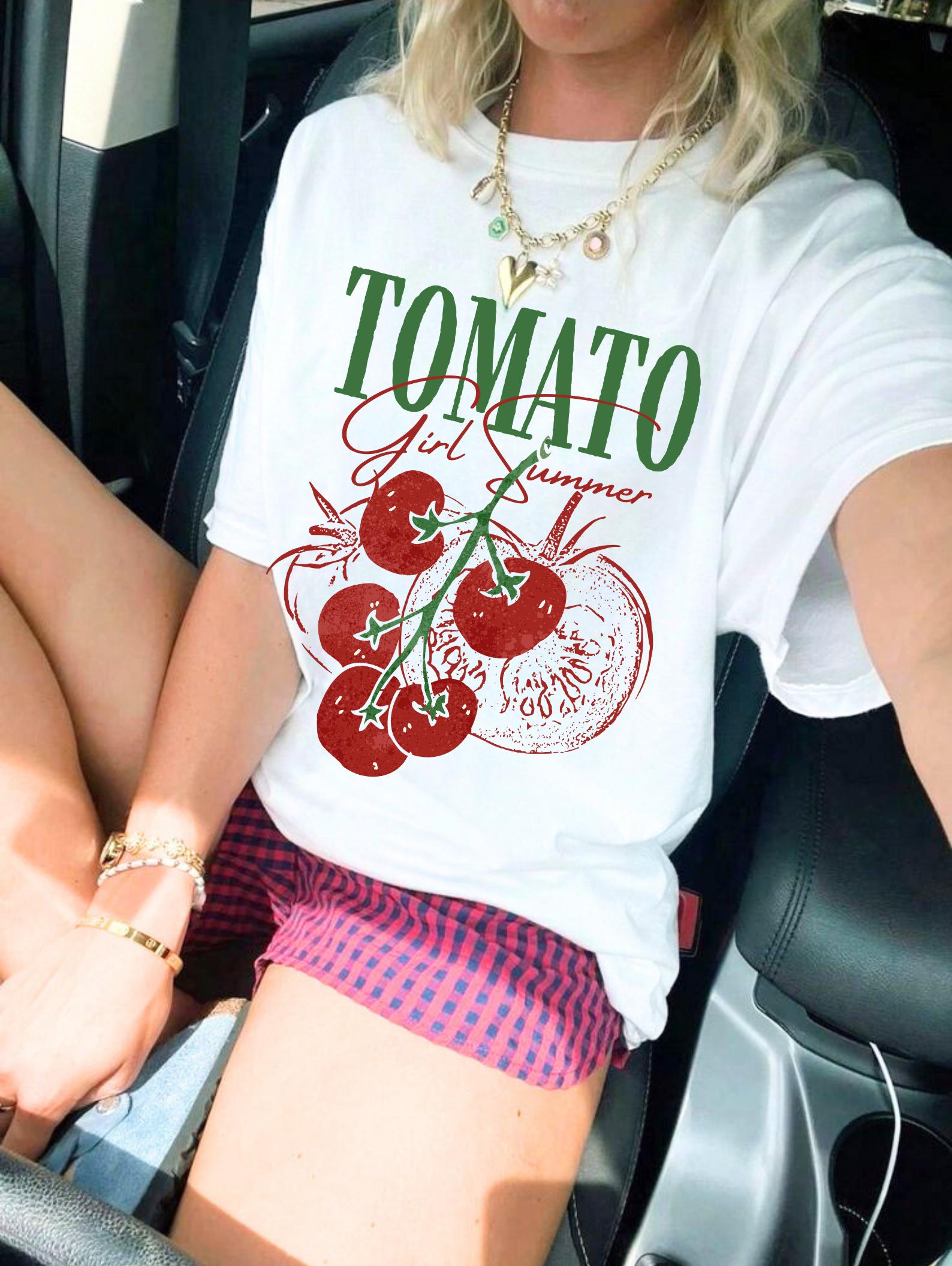 Tomato Girl Summer T-Shirt: La Dolce Vita Italian Style