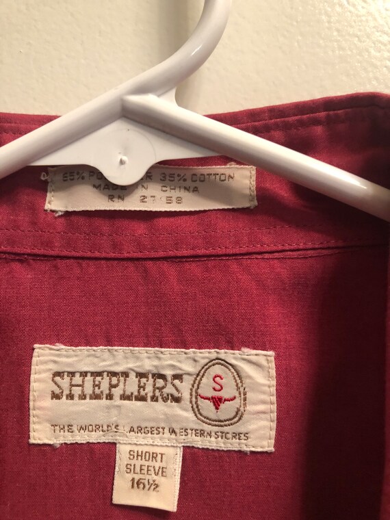 vintage sheplers western shirt Gem