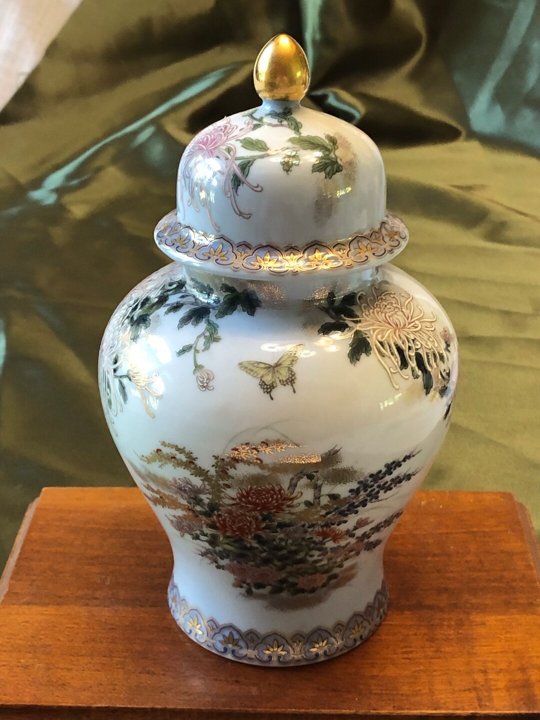 Vintage Kyoto Ginger Jar Etsy