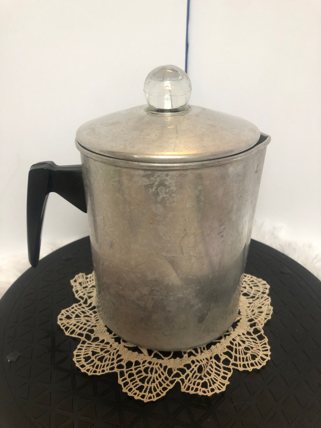 Vintage Aluminum Percolator Coffee Pot 1950s MCM Etsy