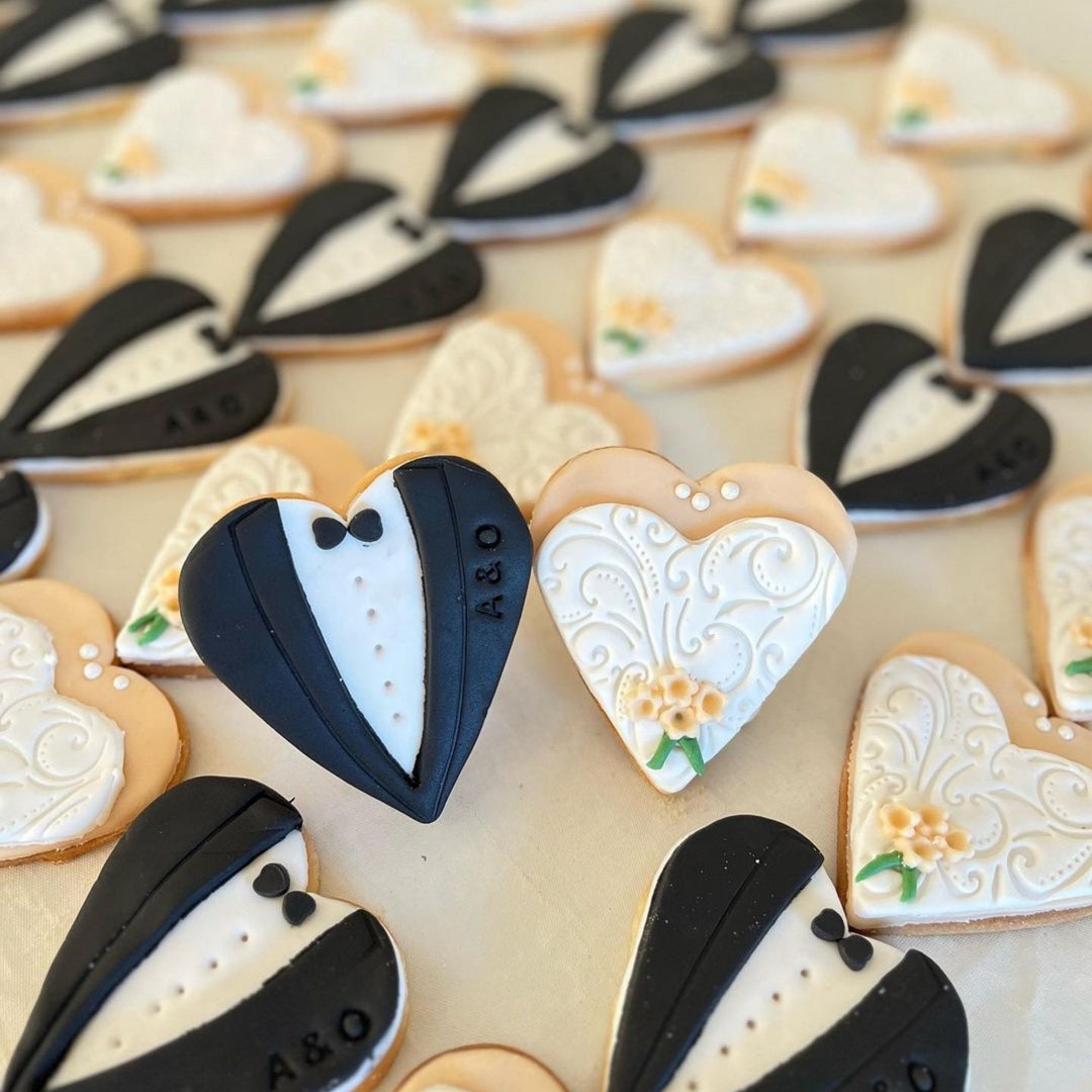 26 Pcs Bride and Groom Cookies Party Favor Wedding Gift - Etsy