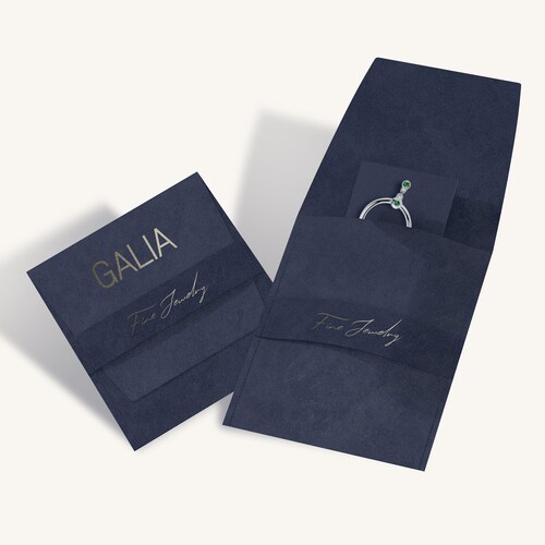 Cartilage Helix Screw Back Piercing / Emerald Helix shops Piercing / Earring/ 14K Solid Gold / 16 Gague / 8 mm Length