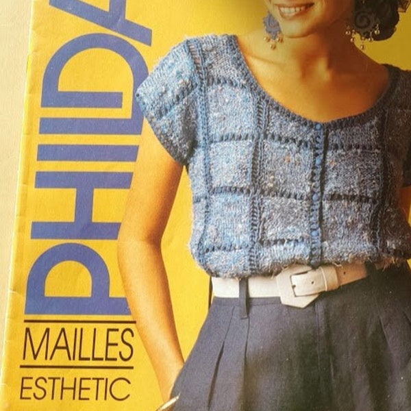 Catalogue Phildar Mailles Esthetic 1991