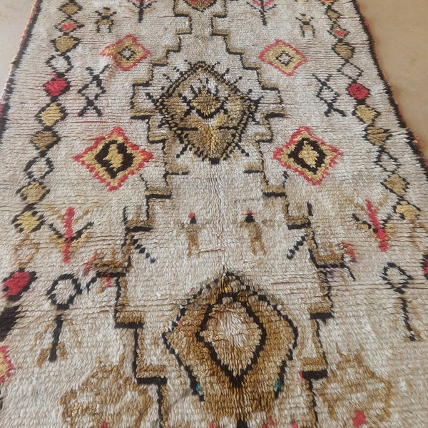 Tapis Azilal Vintage - 2.12 m x 1.22 m