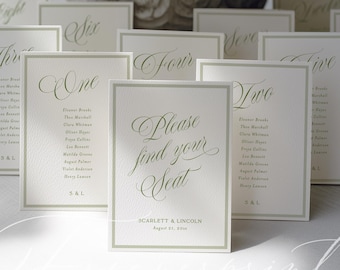 Wedding Table Plan Template, Elegant Script Seating Chart, Sage Green Wedding Sign, Editable Seating Plan, Minimalist Wedding Decor GR26