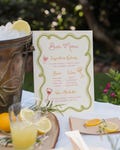 Squiggle Bar Sign Template, Hand drawn, Wedding\/Bridal Shower Bar Menu, Drinks Sign, Editable Template, INSTANT DOWNLOAD, Wavy Curvy 028 product logo