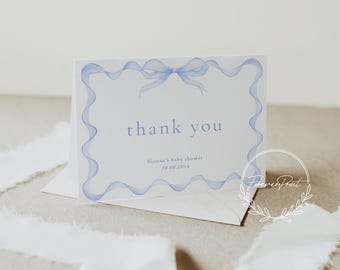 Biglietti Ringraziamento Baby Shower - 50 Pz Con Buste E Adesivi
