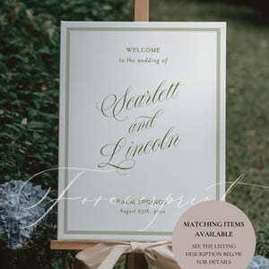 Sage Green Wedding Menu Template, Modern Elegant Dinner Menu Card, 4x9 Tall Menu Printable, Editable Minimalist Reception Menu, GR26 image 10