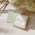 Green Stripe Thank You Tag Template, Editable Thank You Favor Tag, Printable Gift Tag for Wedding, Baby Shower, Party, Instant Download 021 product logo