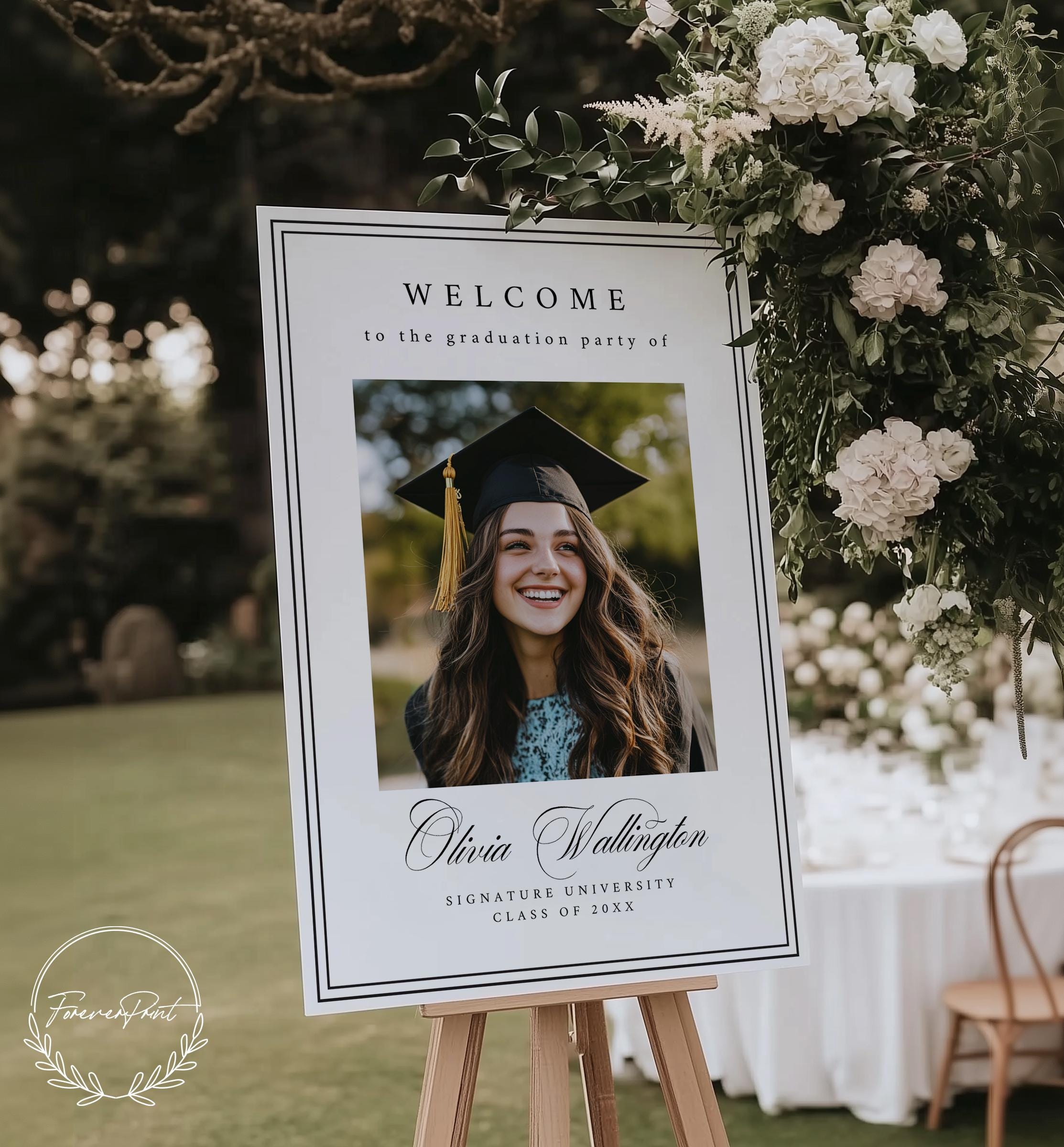 Graduation Welcome Note Graduation Welcome Sign Template, Photo Graduation Welcome Poster ...