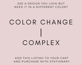 Invitation Colour Palette Change Option