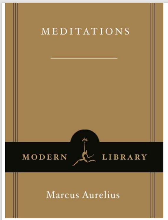 MEDITATIONS - MARCUS AURELIUS (GREGORY HAYS TRANSLATION) PREMIUM LEATH –  The Painted Porch Bookshop