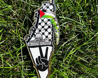 Stickers acryliques Palestine pour ordinateur portable