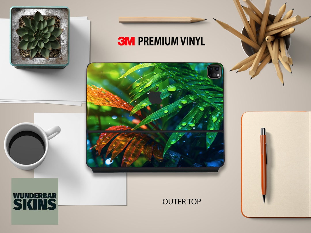Leaves Green Creative Abstract Sticker for MacBook 3 M Vinyl Skin for ...