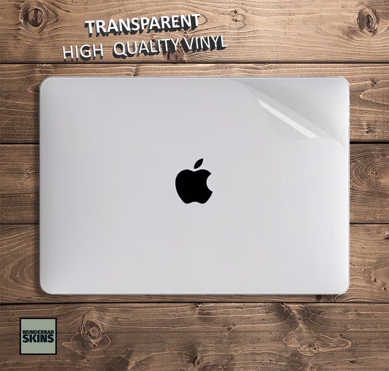 Transparent high quality vinyl Skin for laptop Pro M3 Air M2  Macbook Air 15 Macbook Air 16 Protective skin, Clear invisible skin