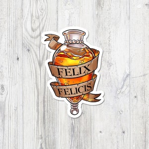 DND-stickers Felix felicis Mijn kennis mijn kracht Ranger gevaar speel spel gungeons en draken dungeon master