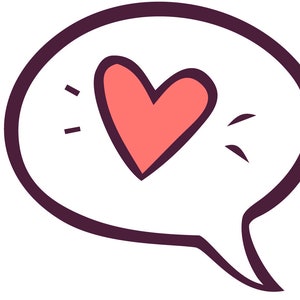 Red heart romantic digital cool nice modern file for download