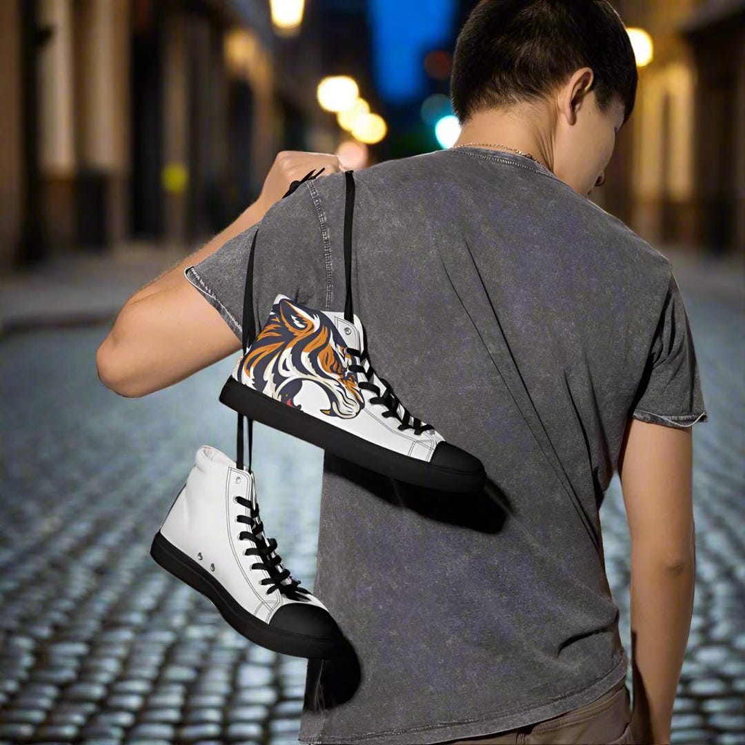 Zapatillas Blancas Zapatillas Tigre Urbanas Para Hombre Zapatillas