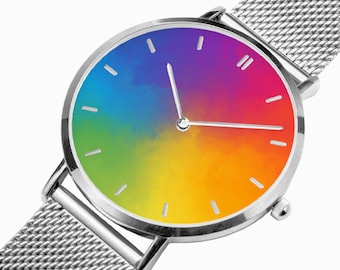 Pierre Henry Vintage Floral Watch – Colorful Quartz Watch With