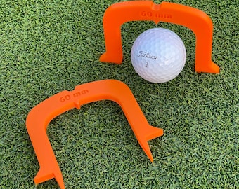 Putter Gate - 2 Pack - Putting Übungshilfe - Ausrichtungswerkzeug - Made in USA