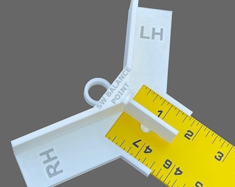 Golfschläger-Lineal - Montagewerkzeug - Längenmessung - Schwunggewicht - funktioniert mit Swanson 48-Zoll-Lineal